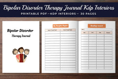Bipolar Disorder Therapy Planner Bundle - CraftNest - Digital Crafting and Art