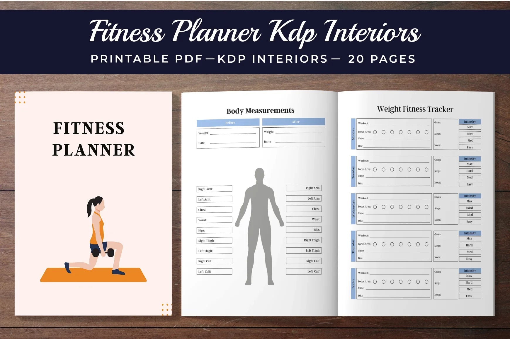 Fitness Planner  Bundle - CraftNest - Digital Crafting and Art