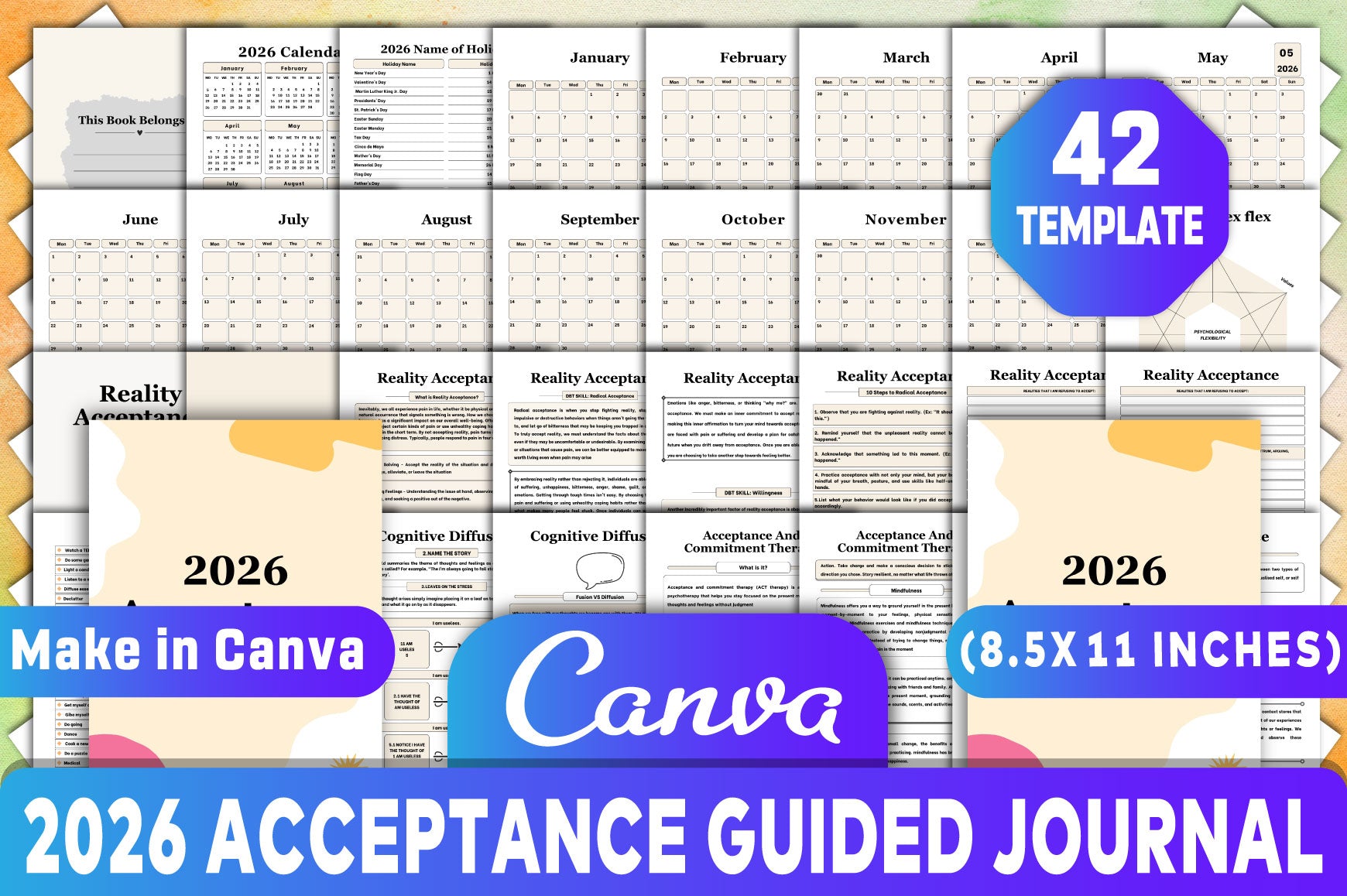 Acceptance Guided Journal for Personal Growth