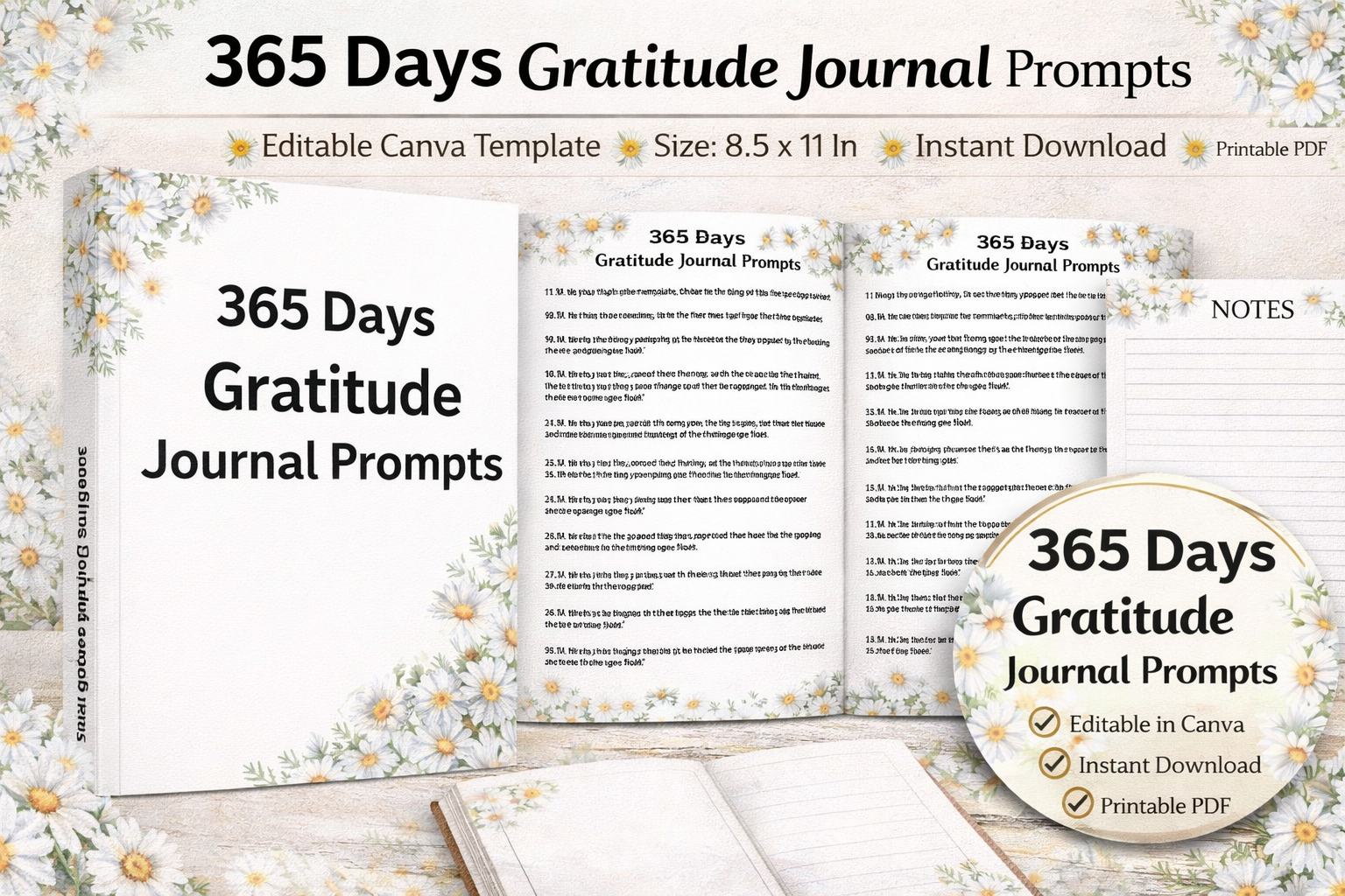 80 Days Gratitude Prompts