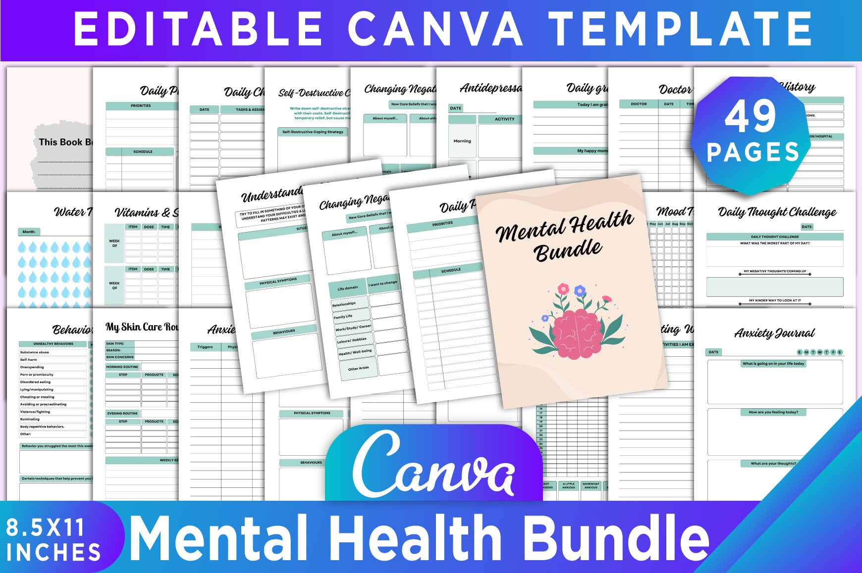 Mental Health Planner for Wellbeing