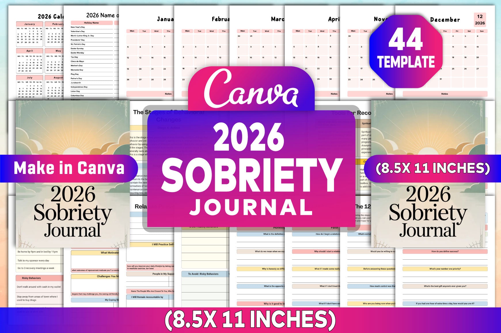 Sobriety Journal for Personal Growth