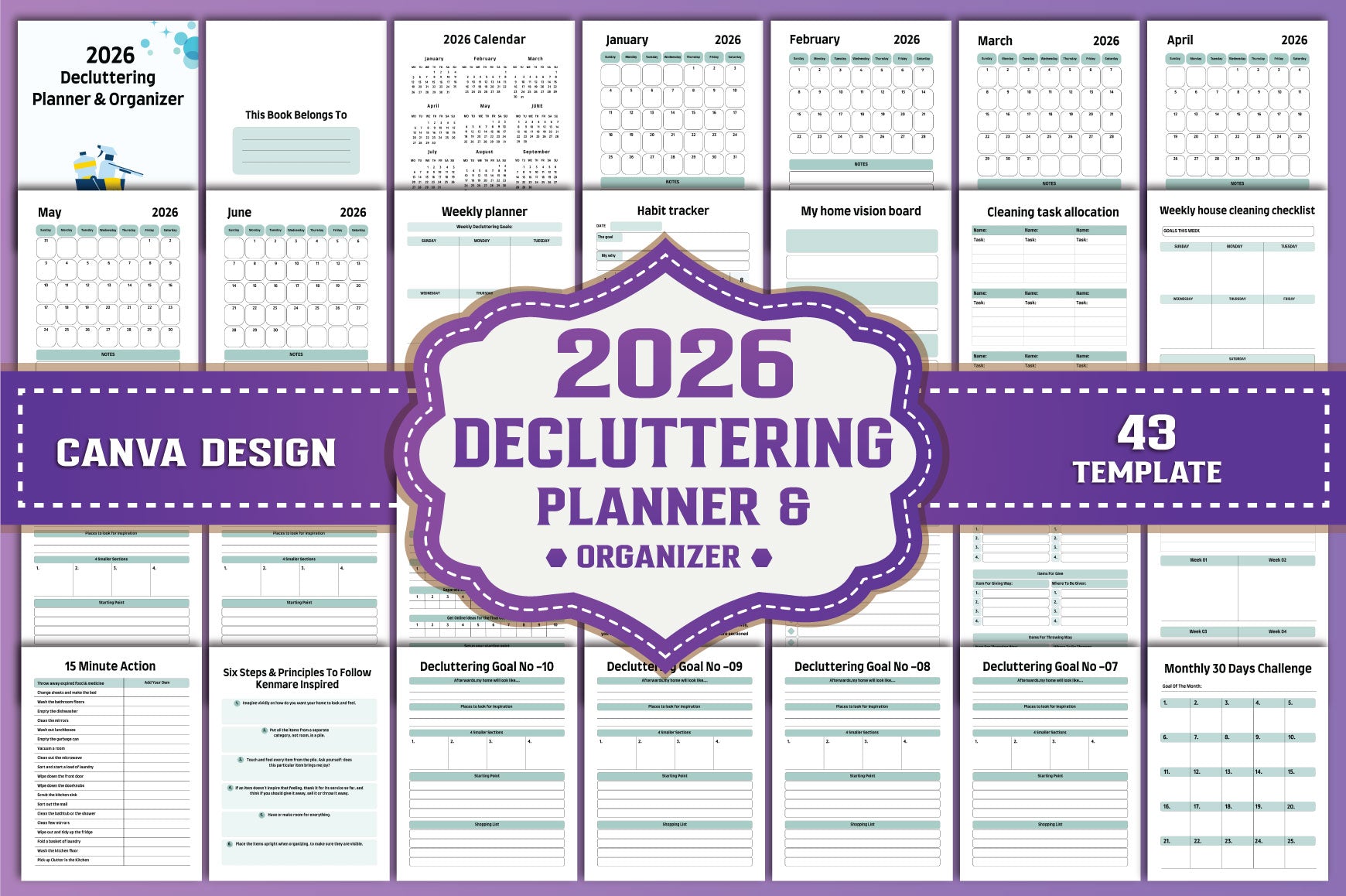Decluttering Planner Guide