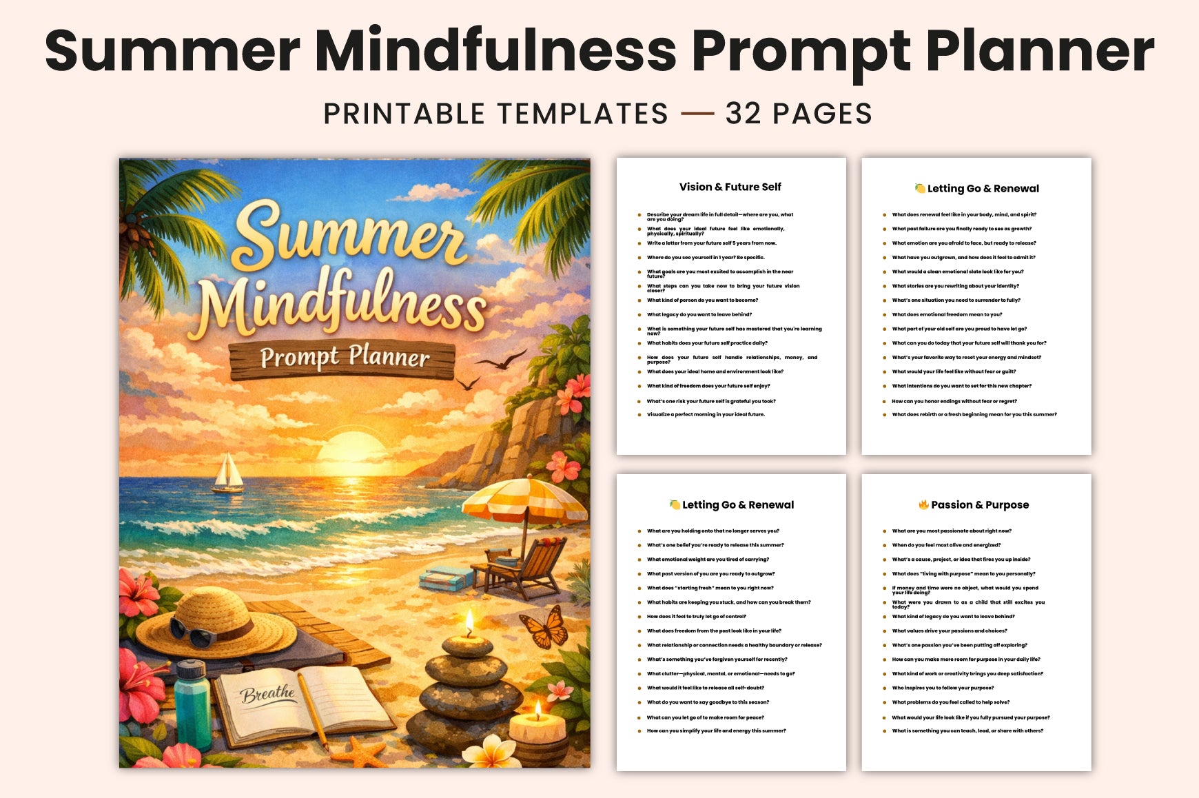 Summer Mindfulness Prompts