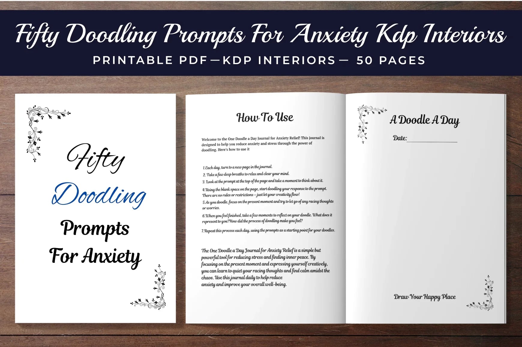 Fifty Doodle Prompts for Anxiety Relief - CraftNest - Digital Crafting and Art