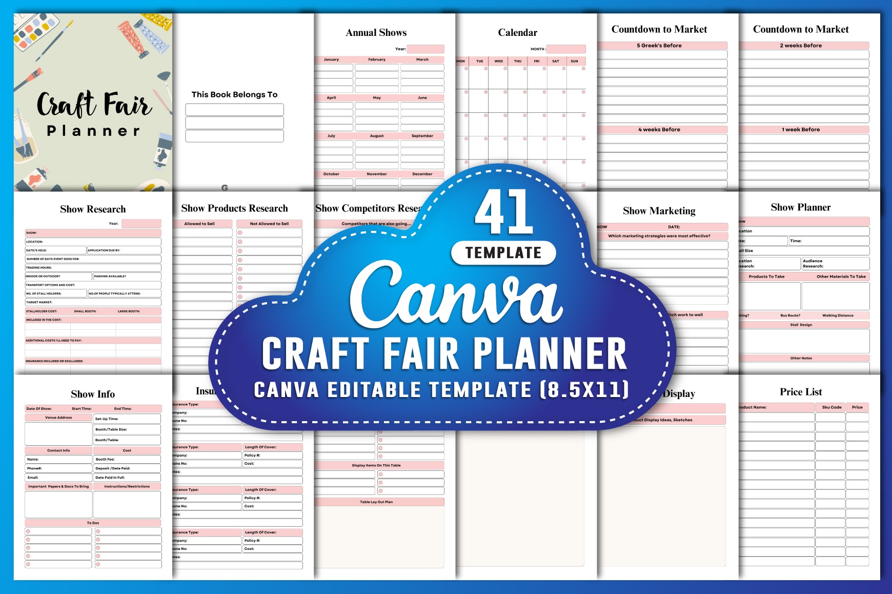 Craft Fair Planner Guide