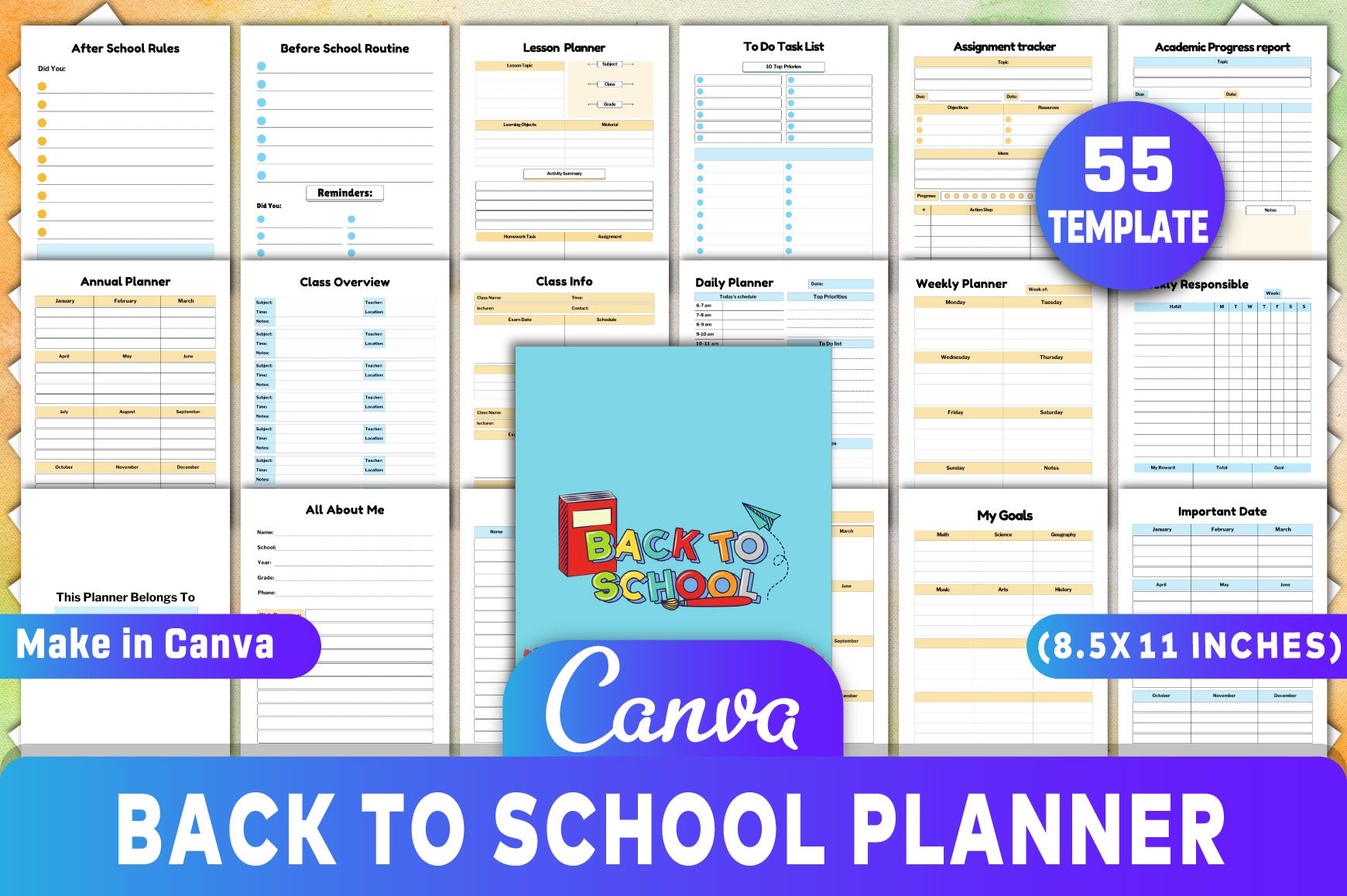 Back to School Planner