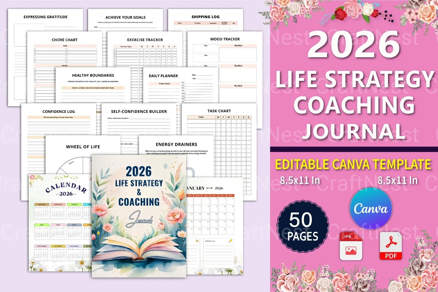 Life Strategy Coaching Services - CraftNest - Digital Crafting and Art