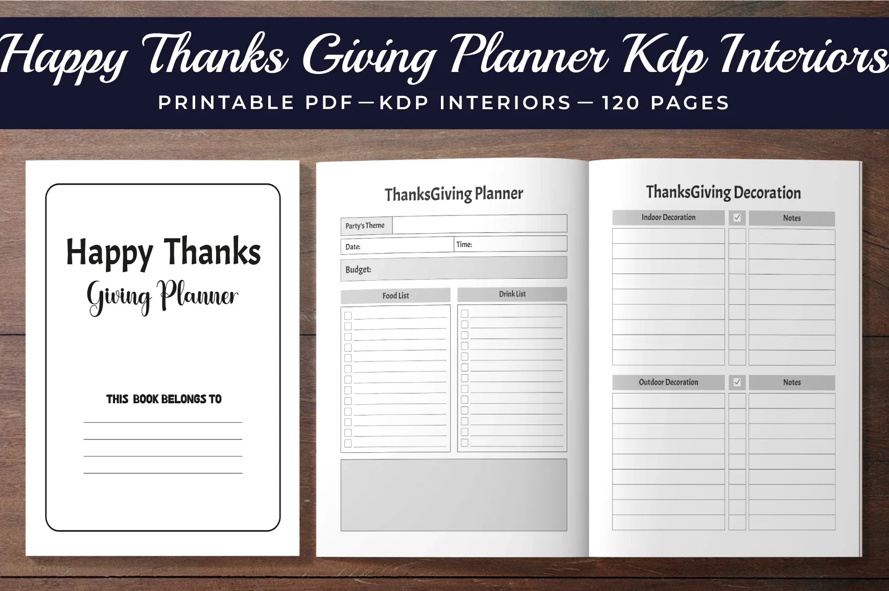Happy Thanksgiving Planner Bundle - CraftNest - Digital Crafting and Art