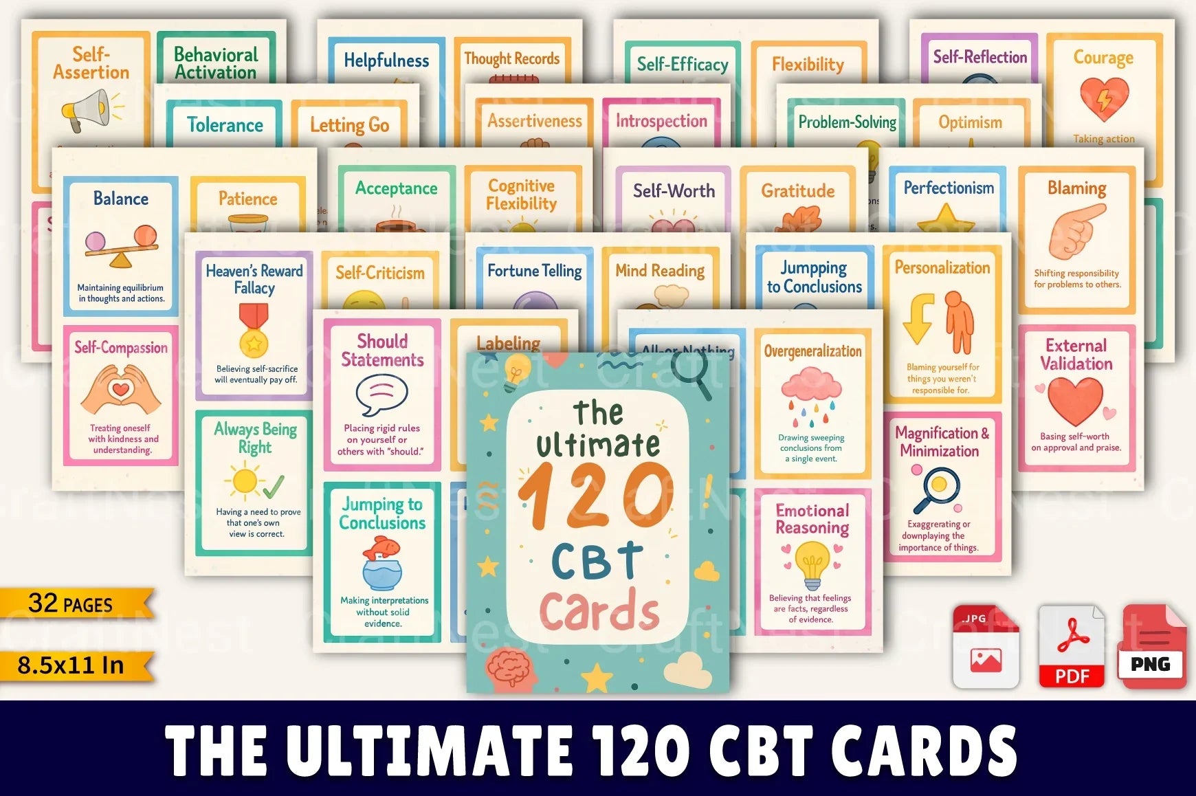 The Ultimate CBT Card Collection - CraftNest - Digital Crafting and Art