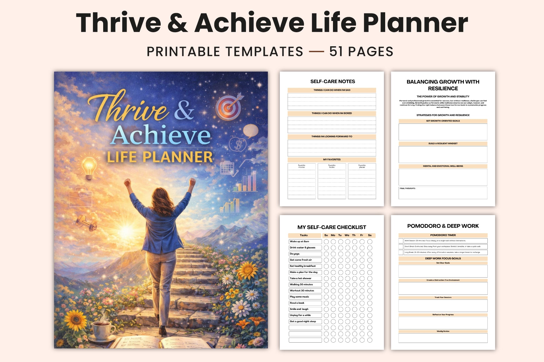 Thrive Achieve Life Planner