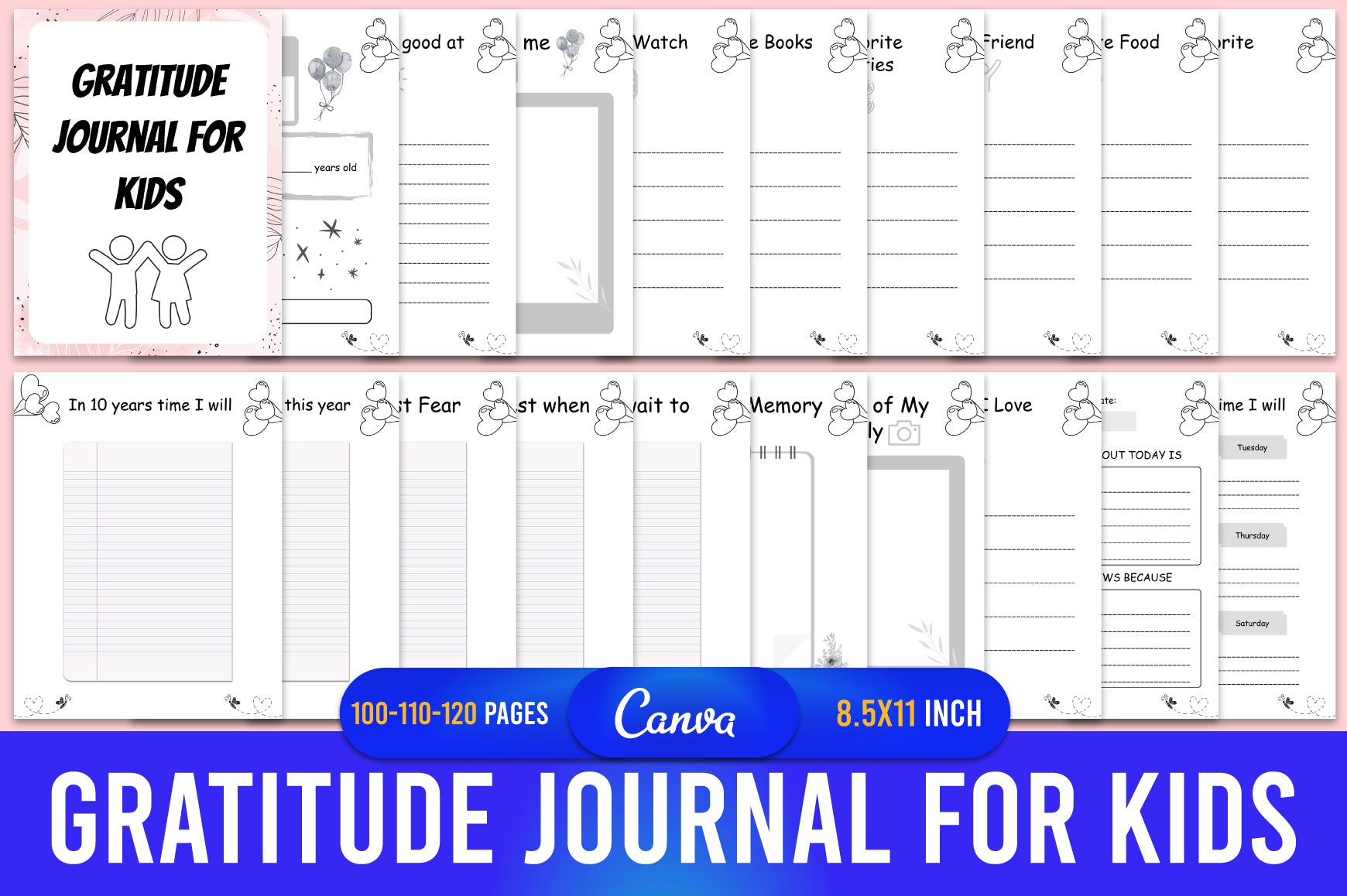 Gratitude Journal for Kids