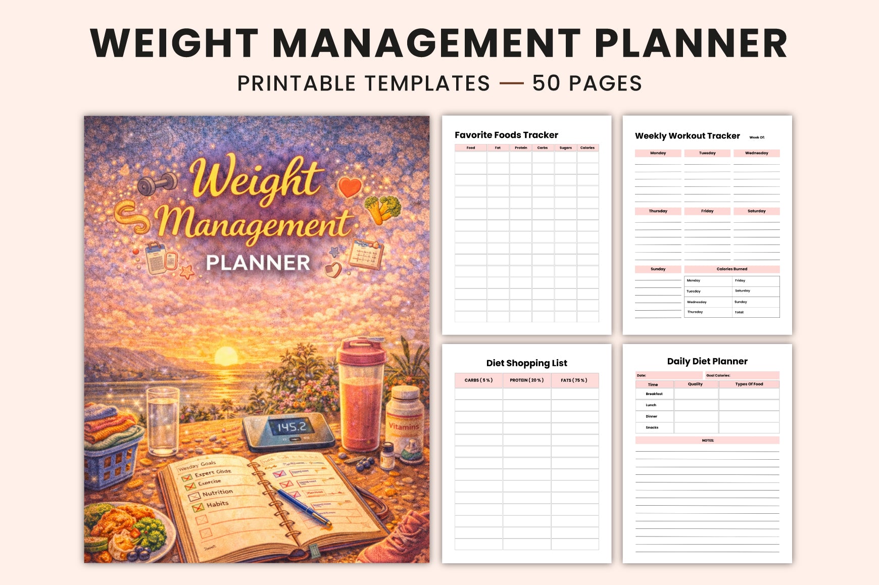 Weight Management Planner