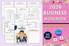 Business Workbook for Success - CraftNest - Digital Crafting and Art