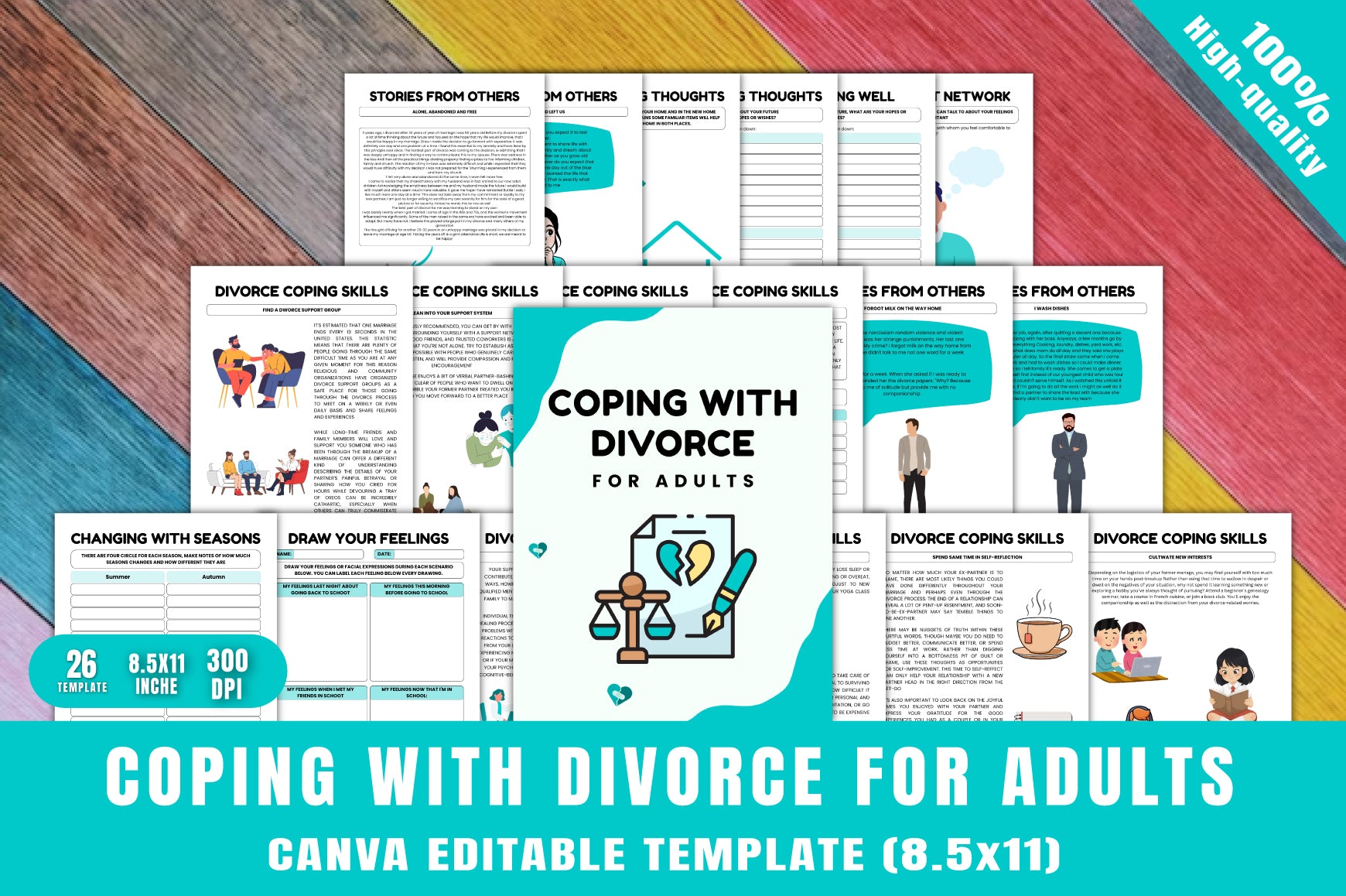 Coping With Divorce: Adult Planner Guide