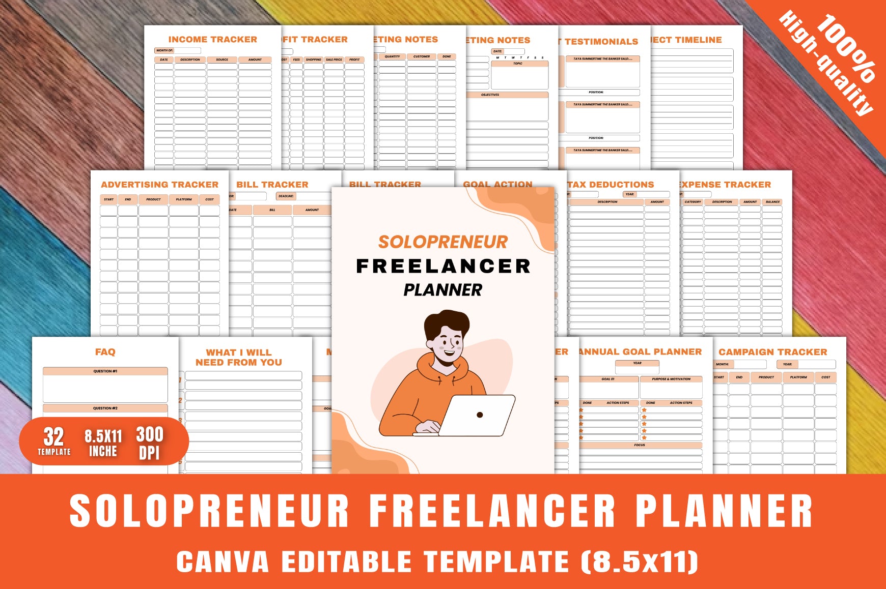 Solopreneur Freelancer Planner