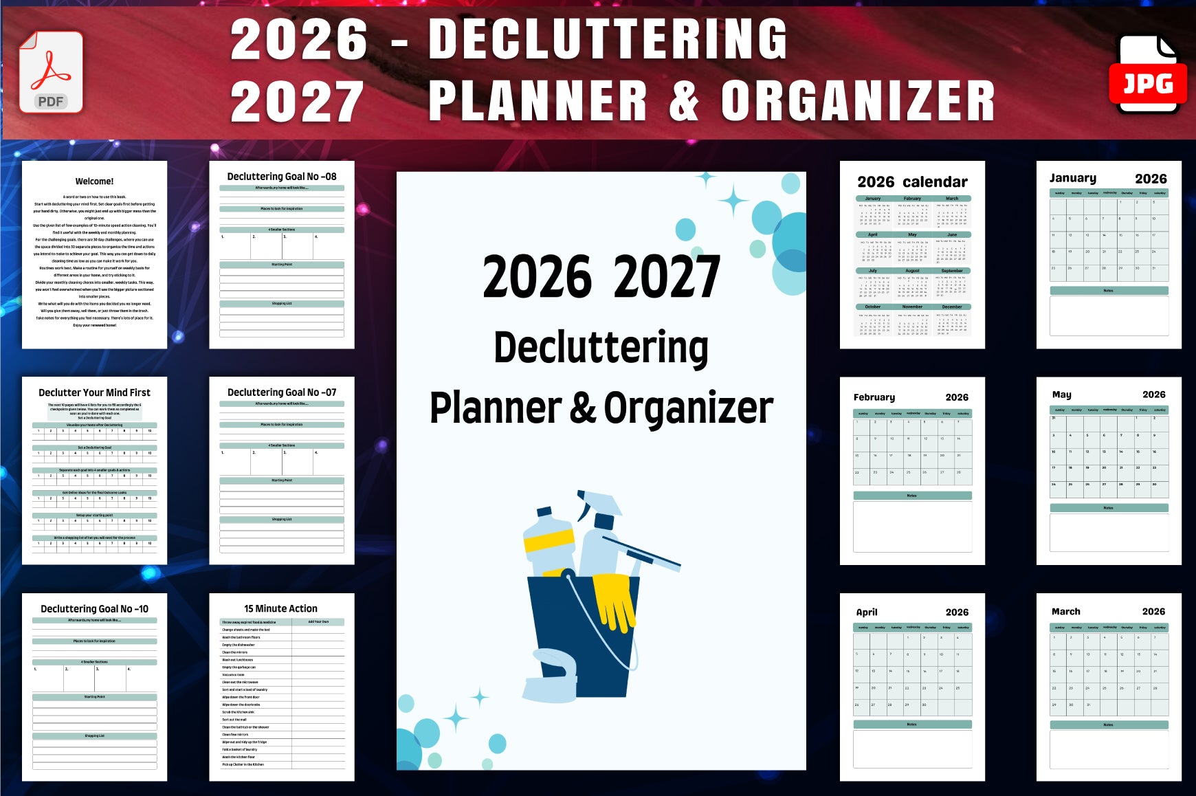 Decluttering Planner Guide