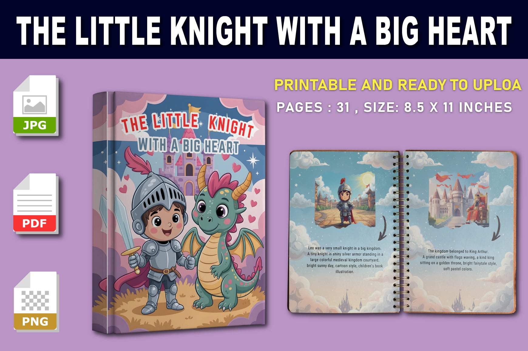 The Little Knight with a Big Heart Book