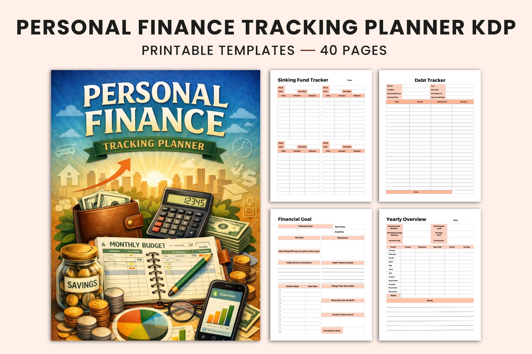 Personal Finance Tracking Planner