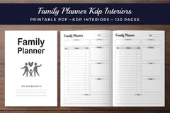 Family Planner from 100 Planner - CraftNest - Digital Crafting and Art