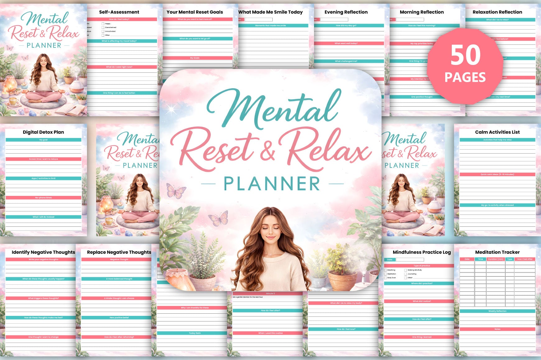 Mental Reset Relax Planner