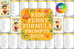 Kids' Funny Formula Prompts Book - CraftNest - Digital Crafting and Art
