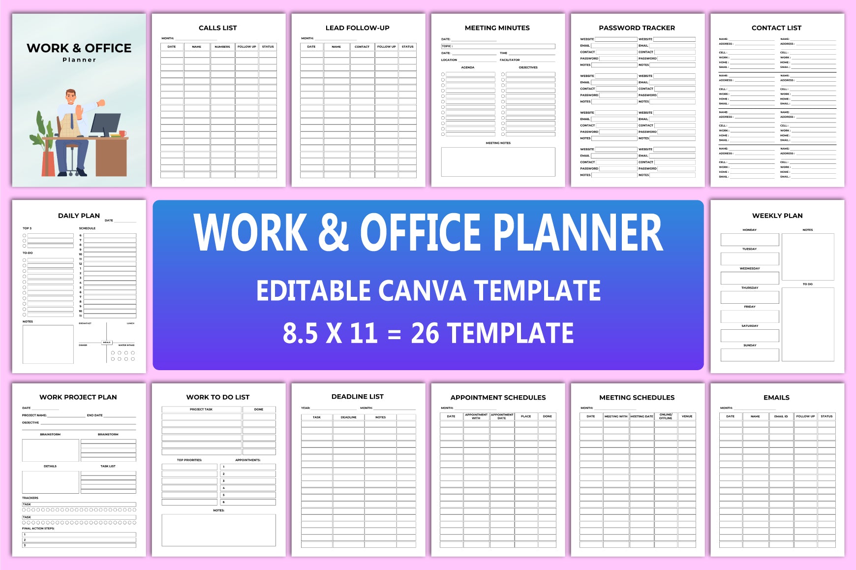 Work Office Planner