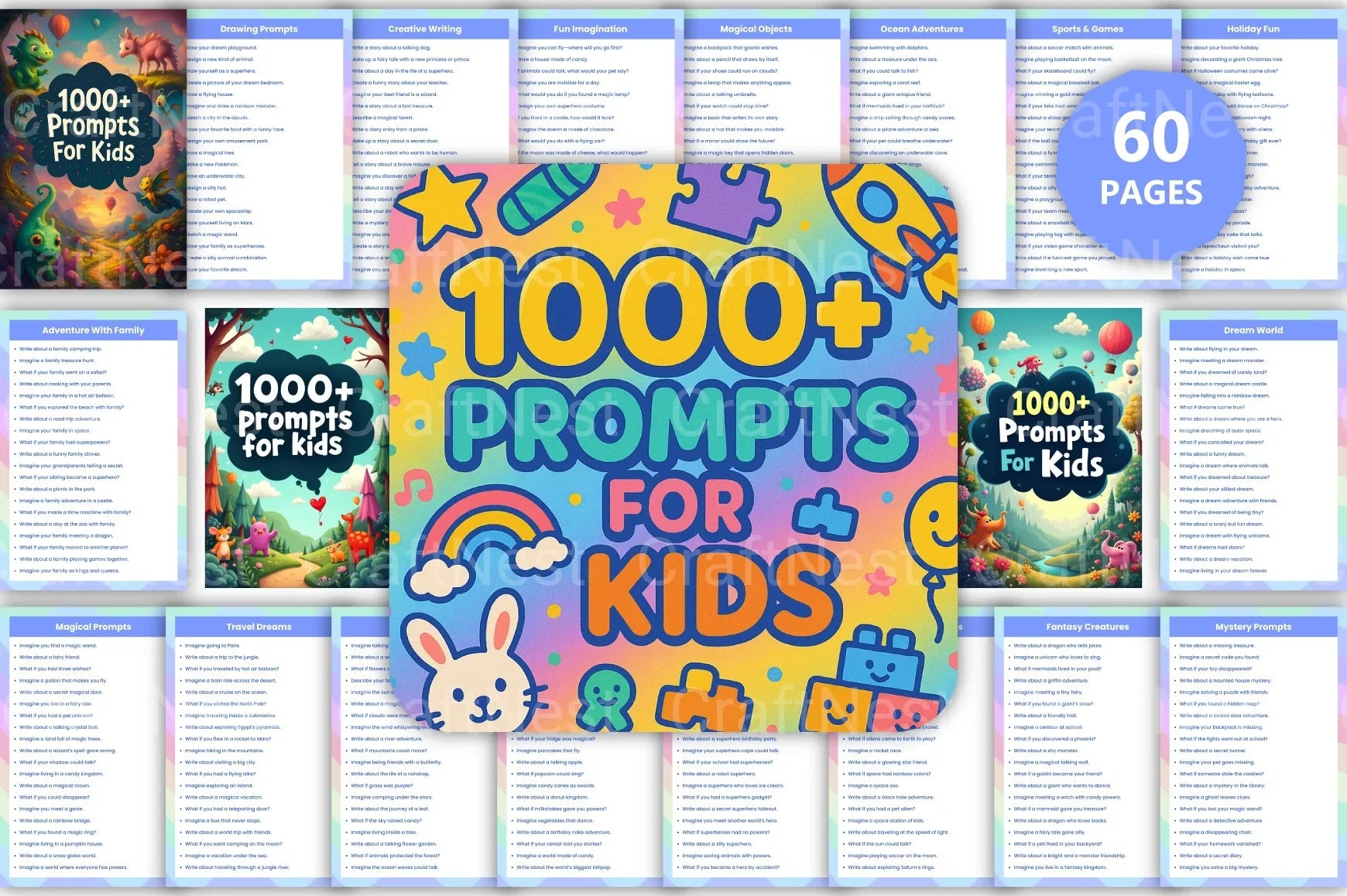 Creative Prompts for Kids - CraftNest - Digital Crafting and Art
