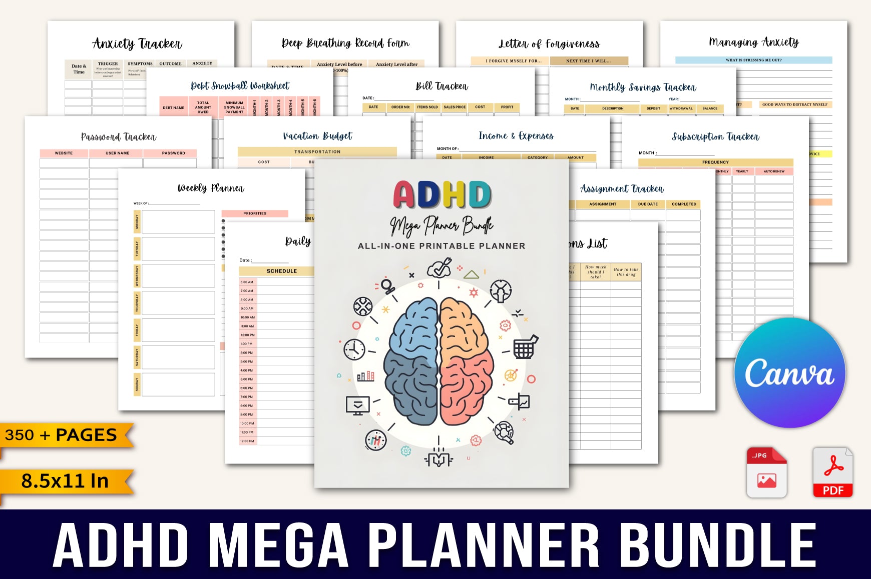 ADHD Mega Planner