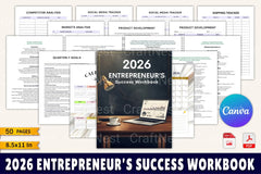 Entrepreneur Success Workbook - CraftNest - Digital Crafting and Art