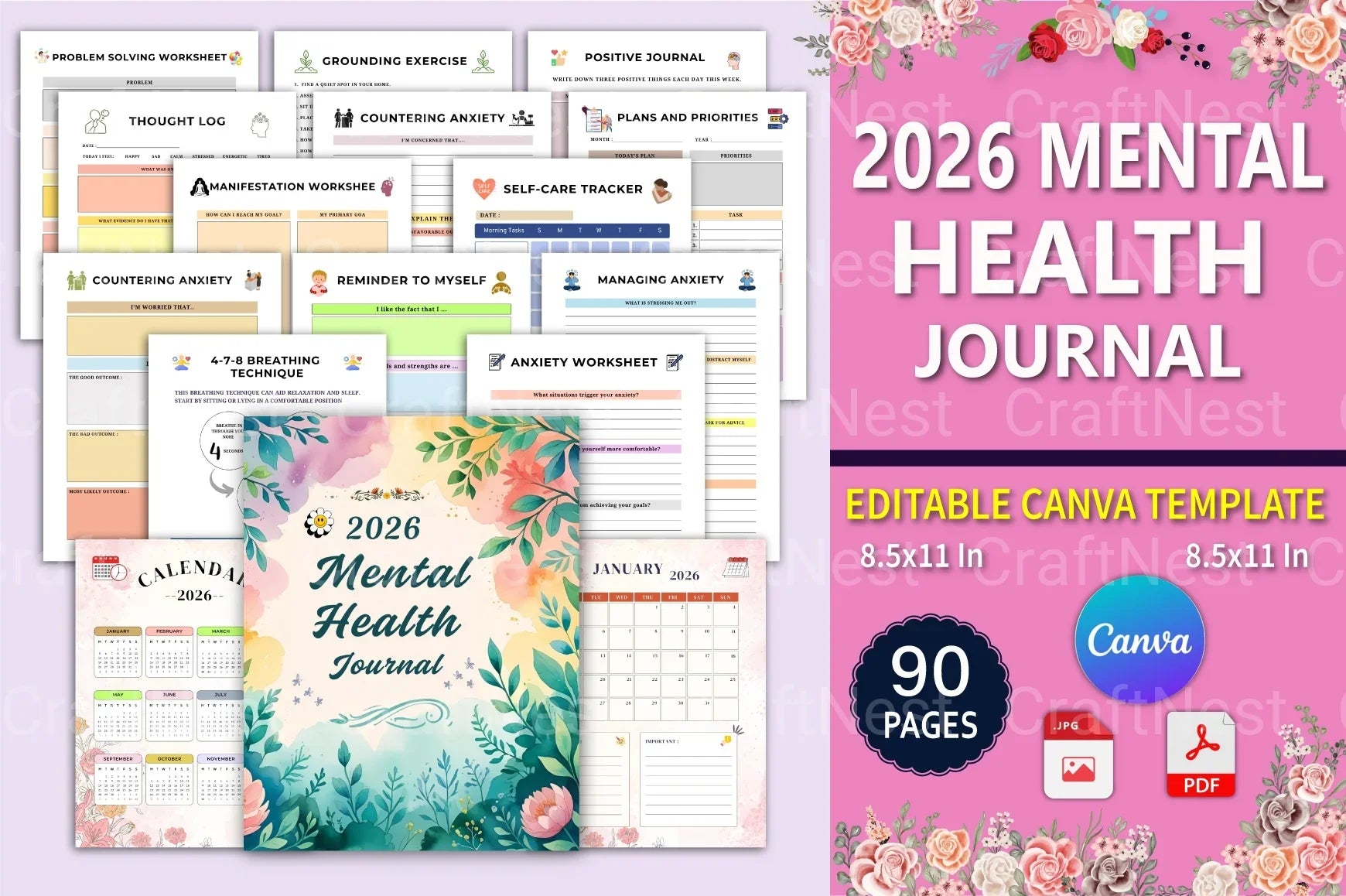 Mental Health: Understanding and Improving Well-being - CraftNest - Digital Crafting and Art