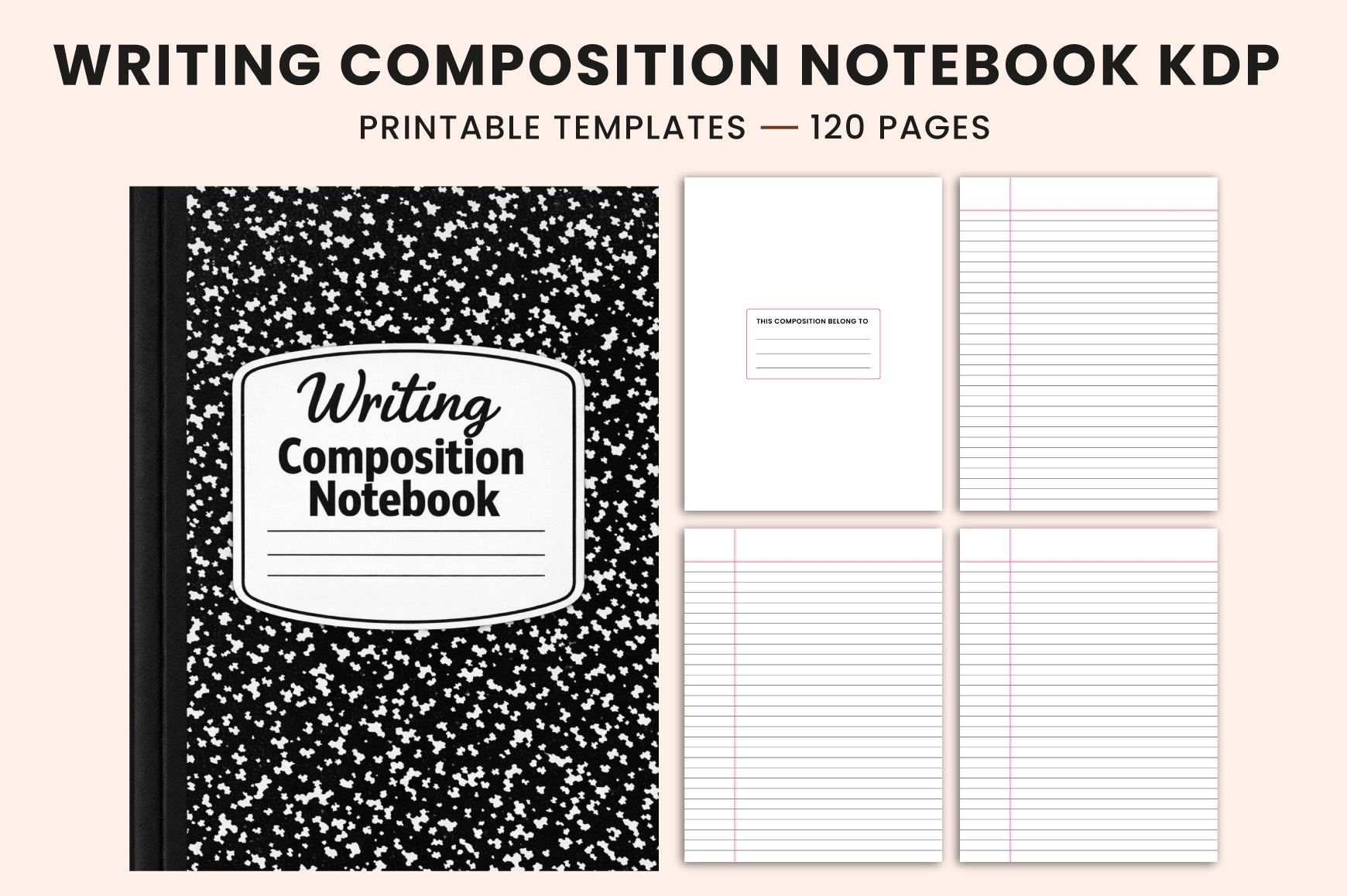 Writing Composition Notebook Planner