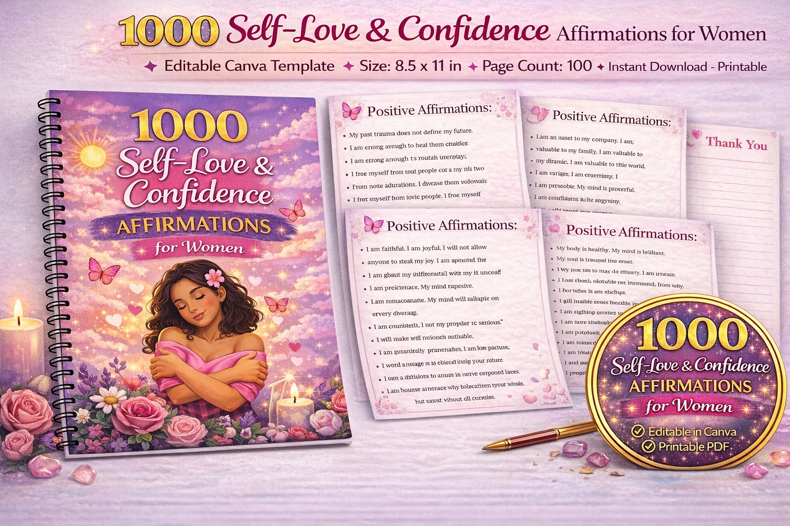 Self Love Confidence for Women Journal