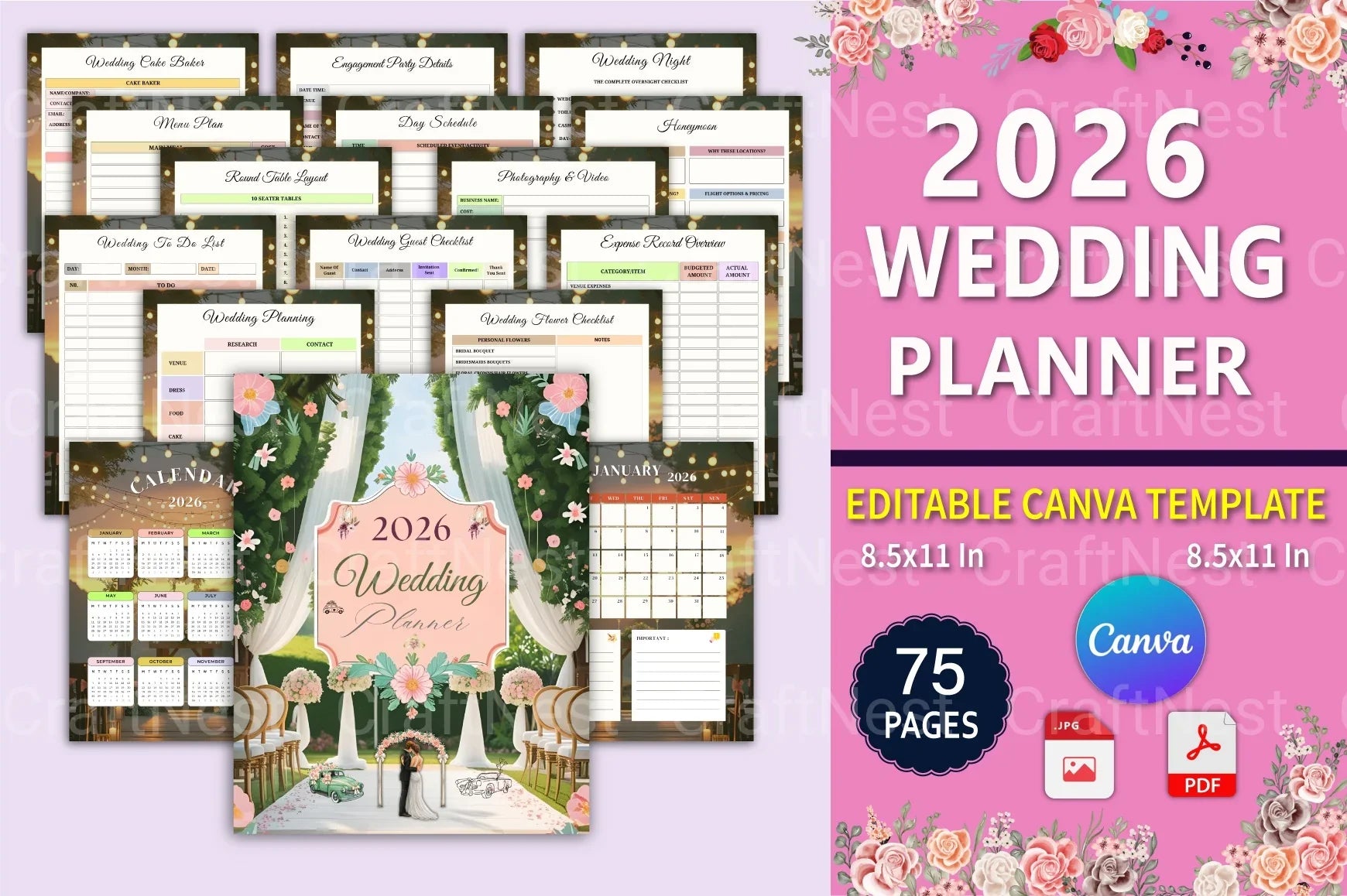 Affordable Wedding Planner Services Starting at $100 - CraftNest - Digital Crafting and Art