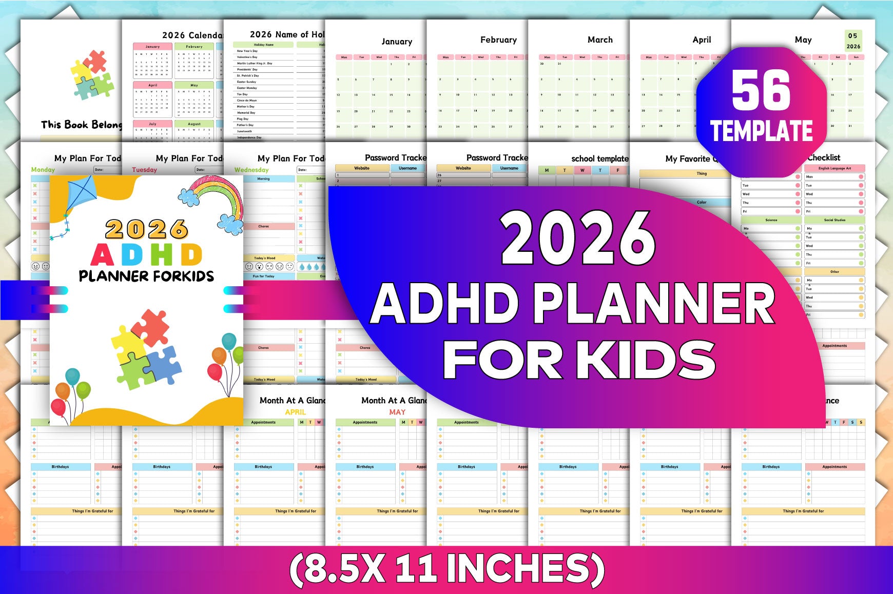 ADHD Planner for Kids