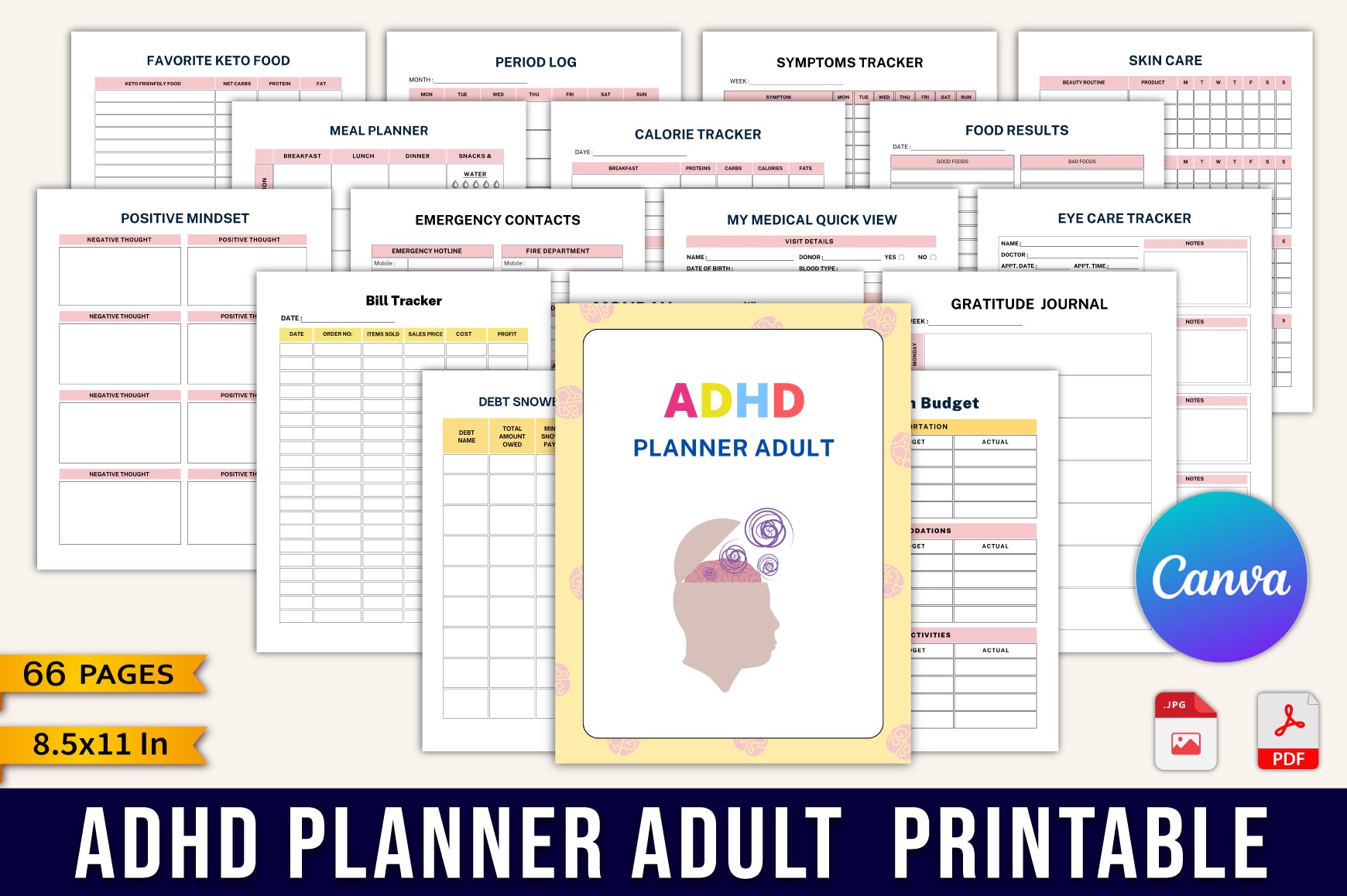 ADHD Adult Planner