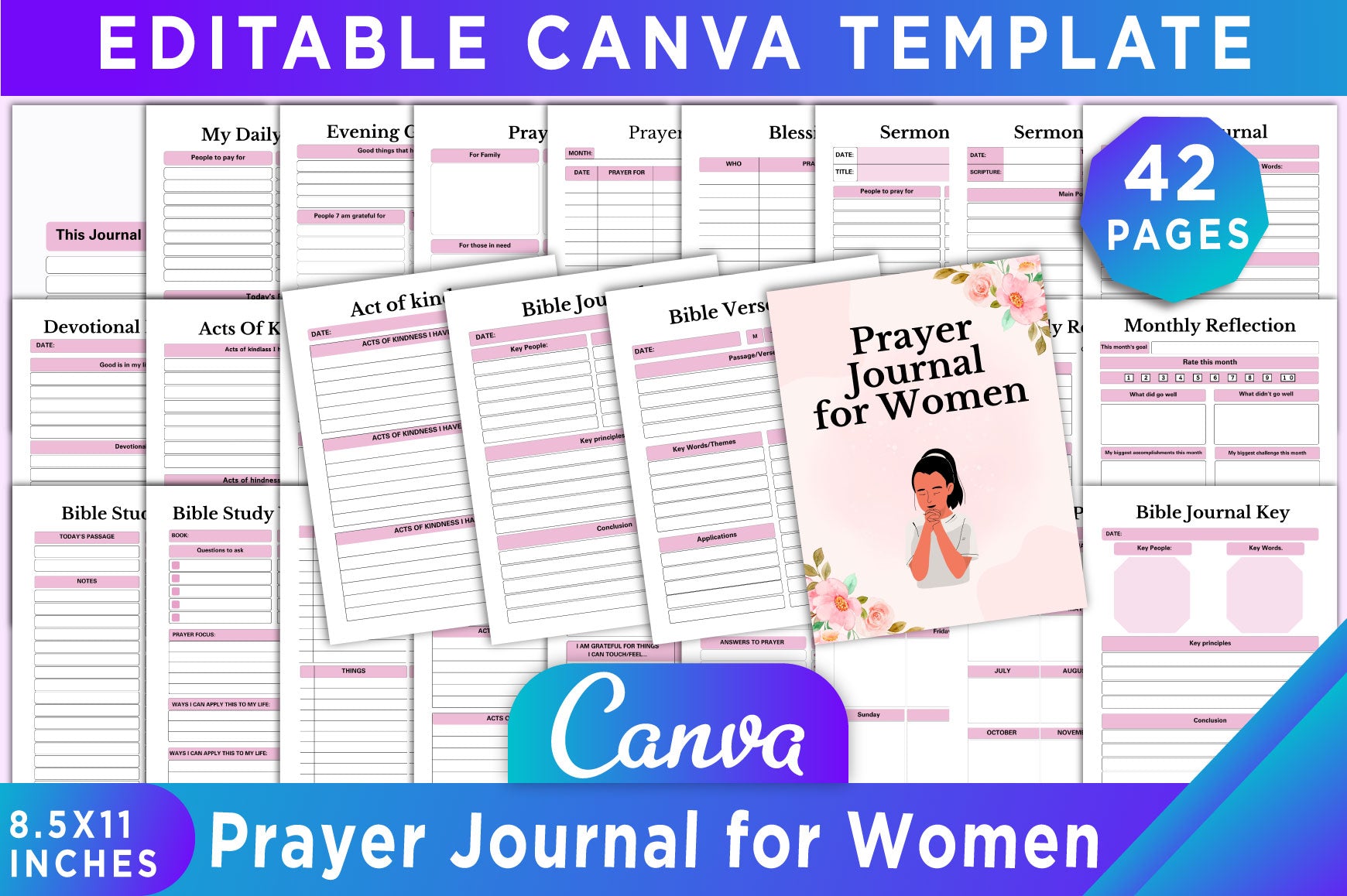 Prayer Journal for Women