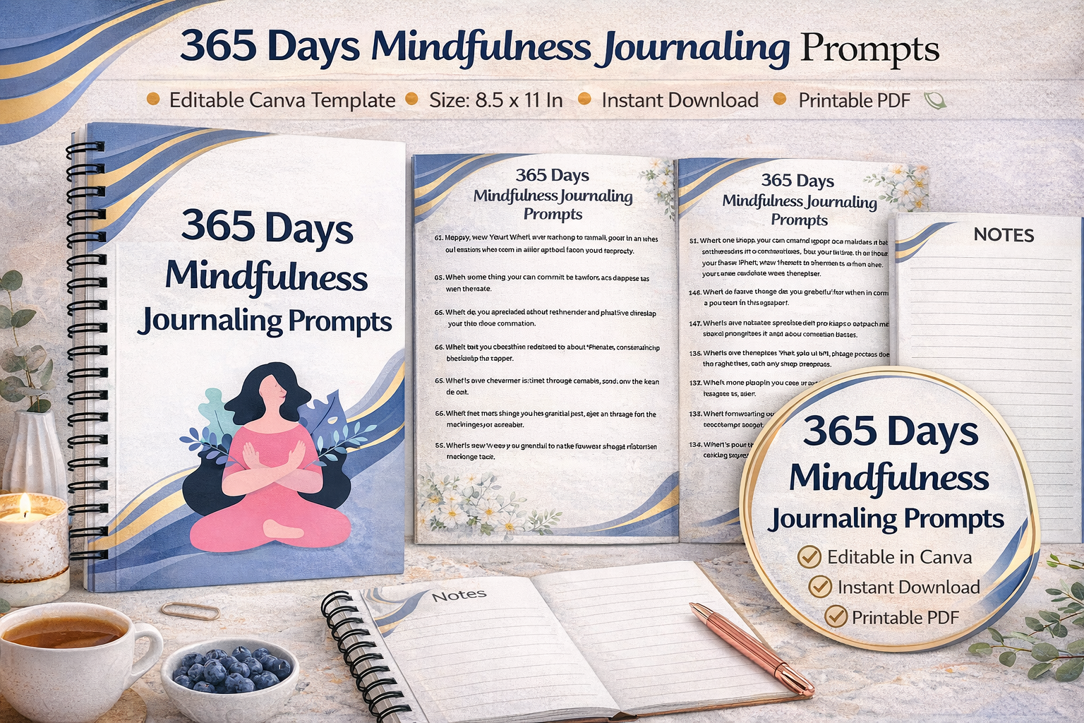 Days of Mindfulness Journaling Prompts