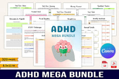 ADHD Mega: Comprehensive Insights and Solutions - CraftNest - Digital Crafting and Art