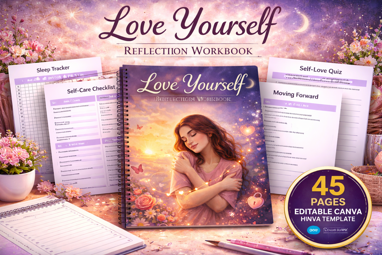 Love Yourself Reflection Book