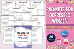 Empowering Prompts for Depressed Women - CraftNest - Digital Crafting and Art
