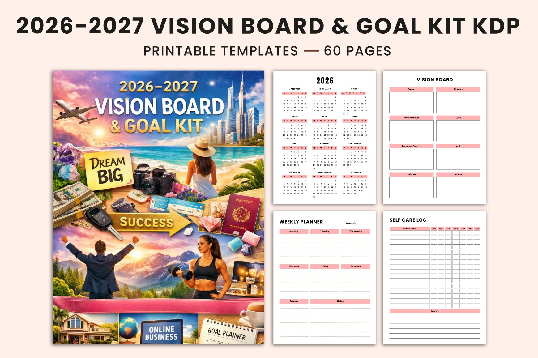 Vision Board Goal Planner