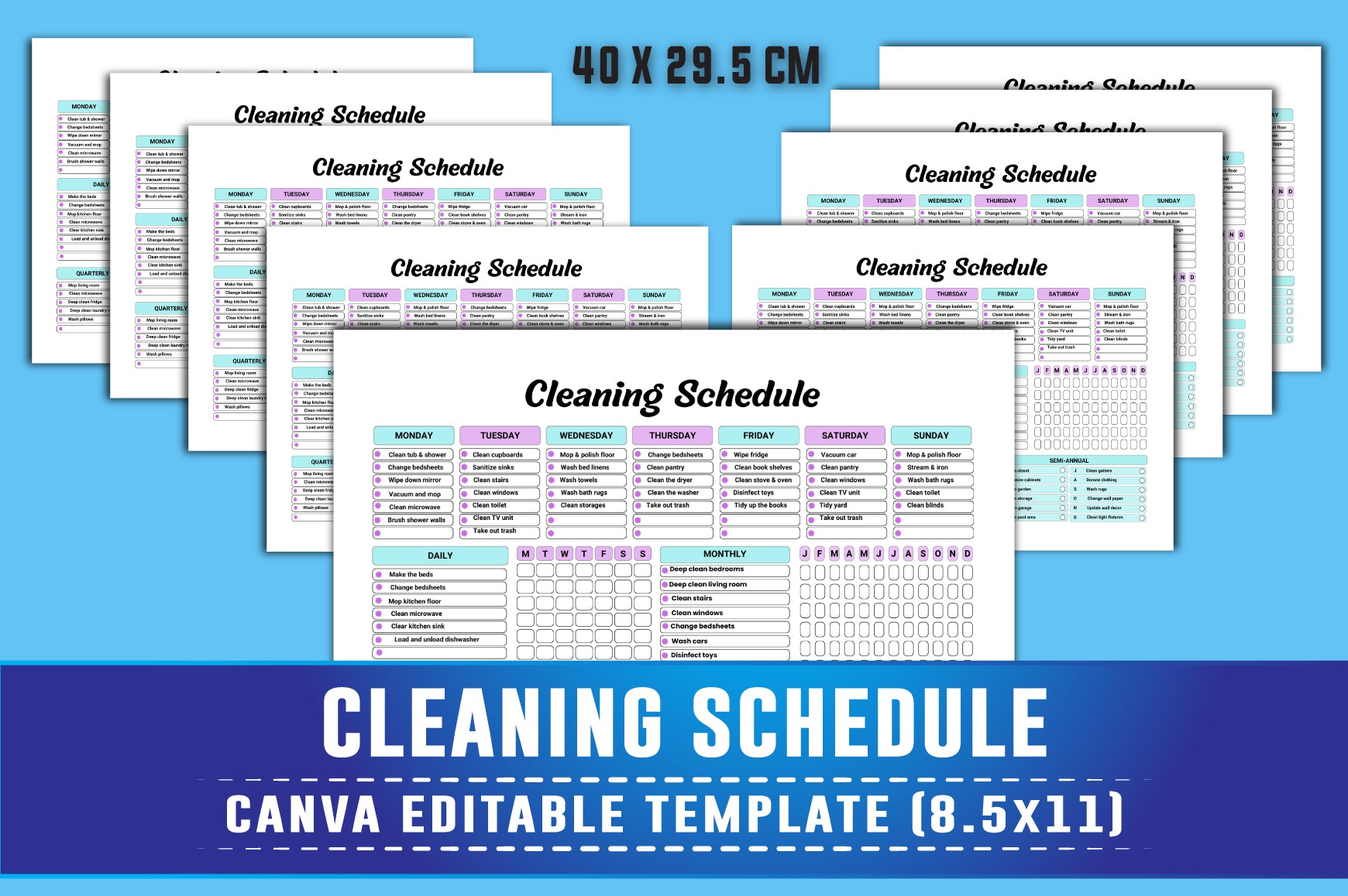Cleaning Schedule Planner