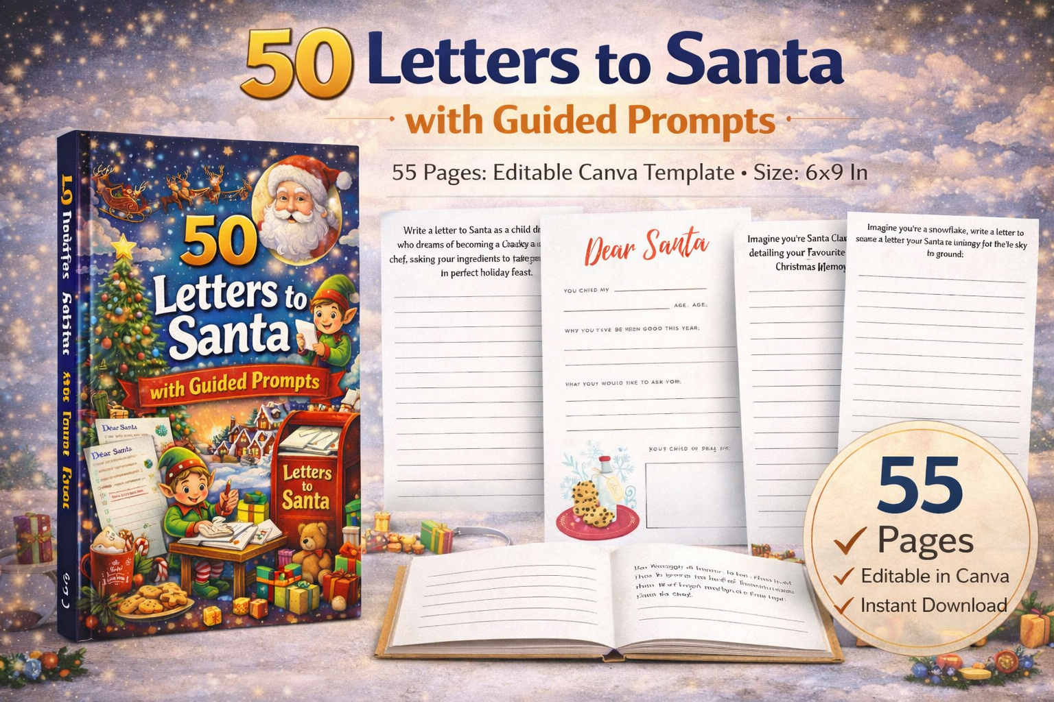 Letters to Santa with Prompts