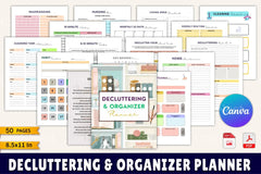 Decluttering Organizer Planner - CraftNest - Digital Crafting and Art
