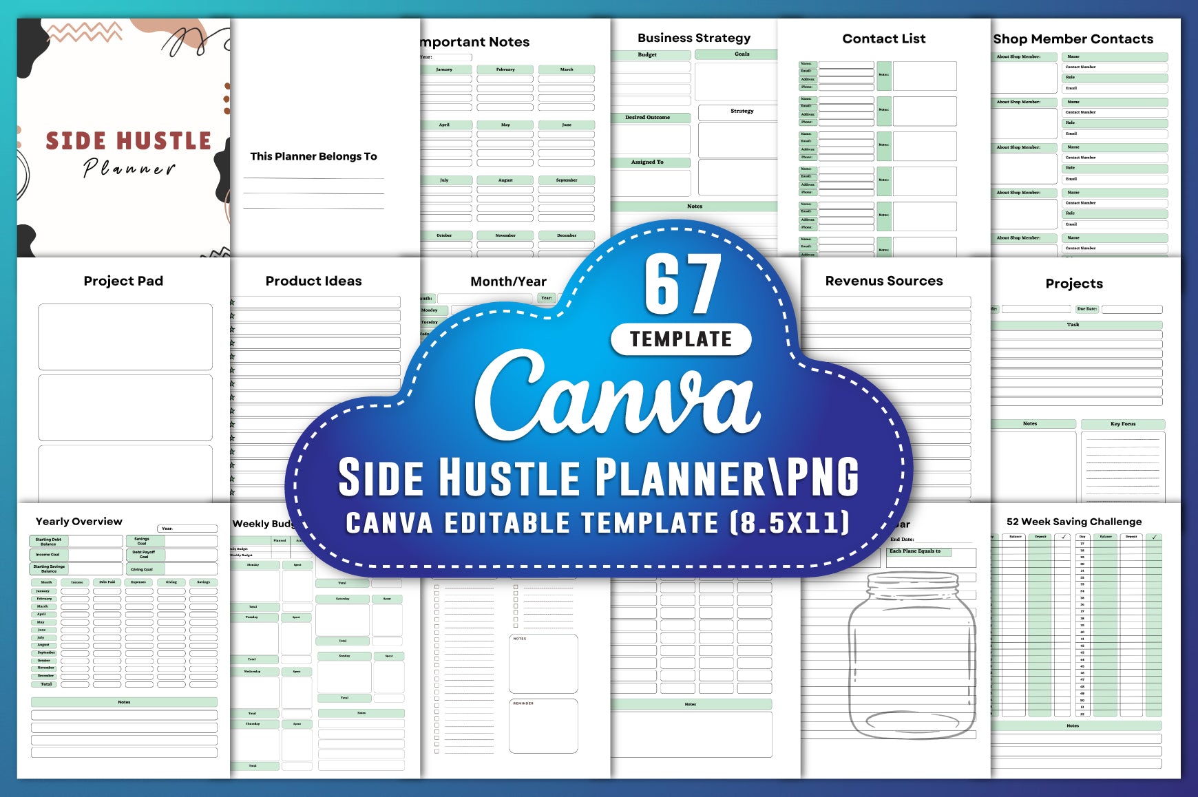 Side Hustle Planner