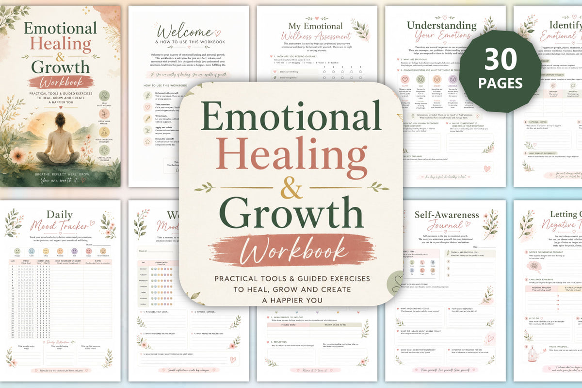 Emotional Healing Growth Workbook