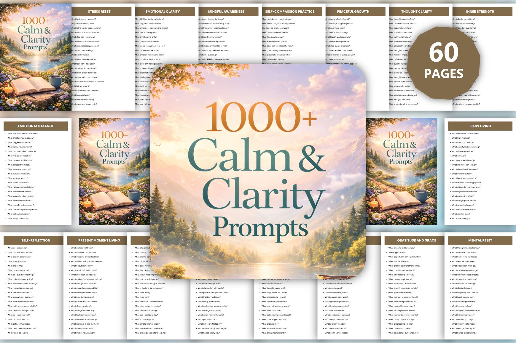 Calm Clarity Prompts for Mindfulness