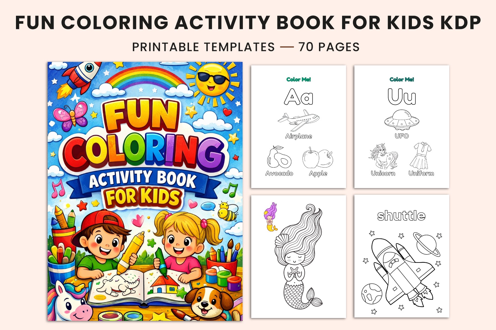 Fun Coloring Activity for Kids Planner