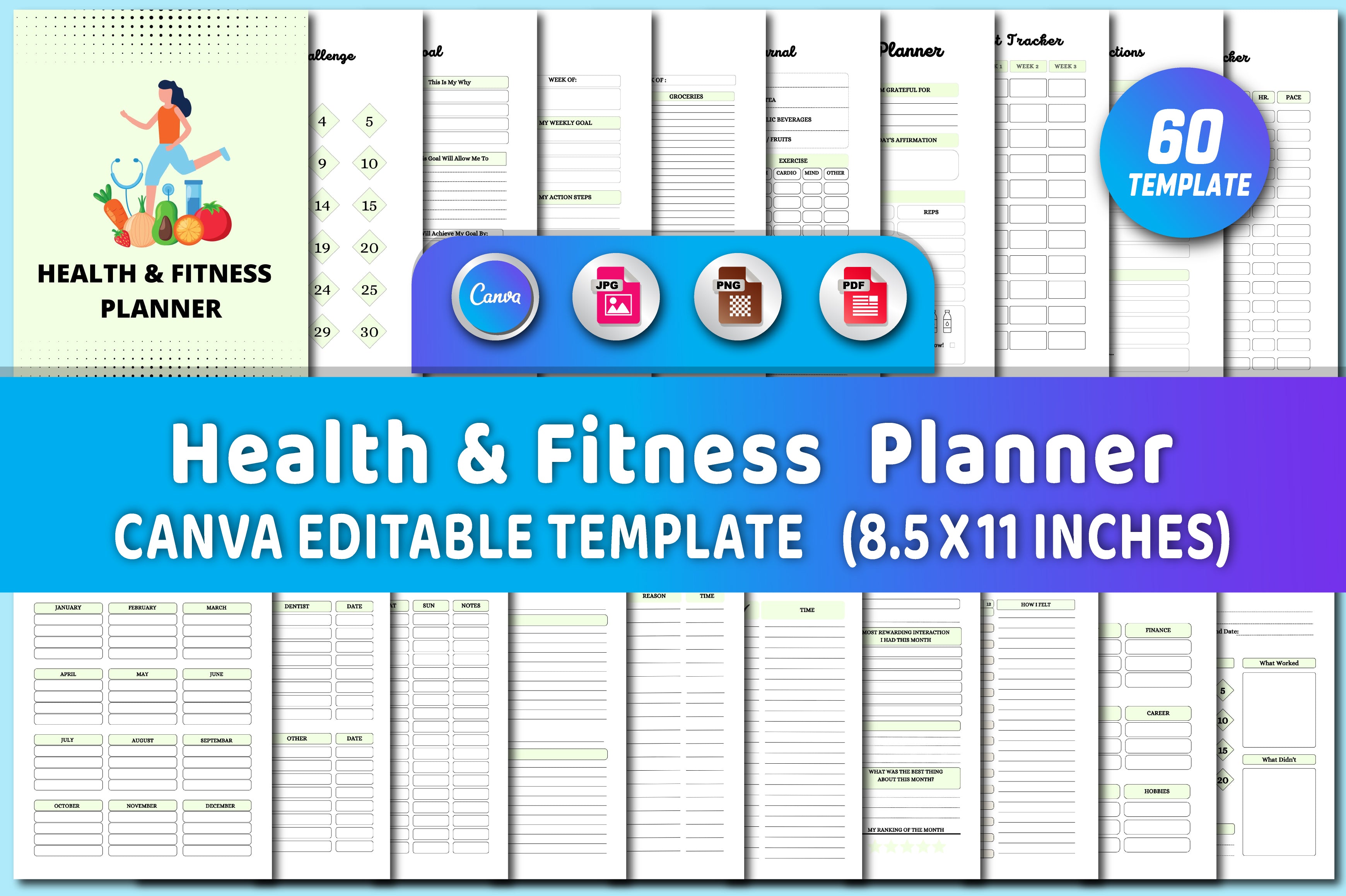 Health and Fitness Planner